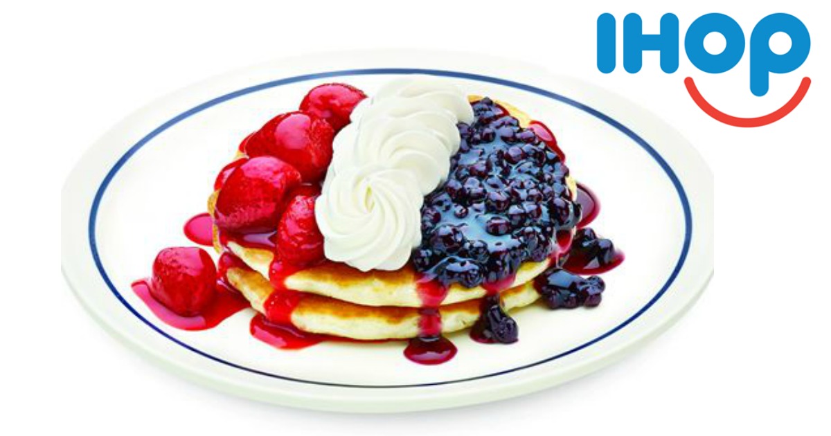 IHOP: FREE Red, White and Blue Pancakes for Military (7AM-7PM November ...