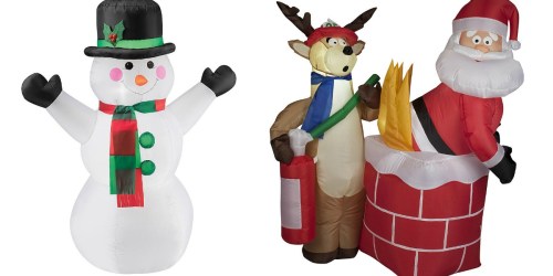 Kmart.com: 50% Off Christmas Inflatables = 4′ Snowman Only $13.49 (Regularly $29.99)