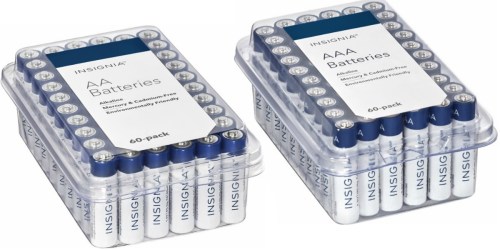 Best Buy: Insignia AAA Batteries 60 Pack Only $8.99 Shipped (Stock Up For Christmas)