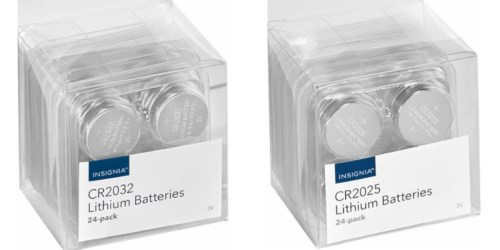 Best Buy: Insignia Lithium Batteries 24 Pack Only $4.99 Shipped (Regularly $19.99)