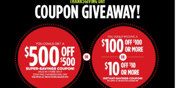 JCPenney Coupon Giveaway: Score $10 Off $10 Coupon In-Store (Tomorrow Only – Starts at 3PM)