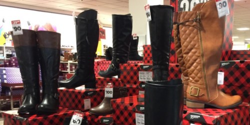 JCPenney: $10 Off $25 Purchase Coupon = Women’s Boots $19.99 (Regularly Up To $90)