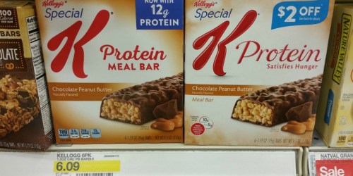*NEW* $2/2 Kellogg’s Special K Protein Meal Bars & Shakes Coupon = Only 65¢ Per Bar at Target