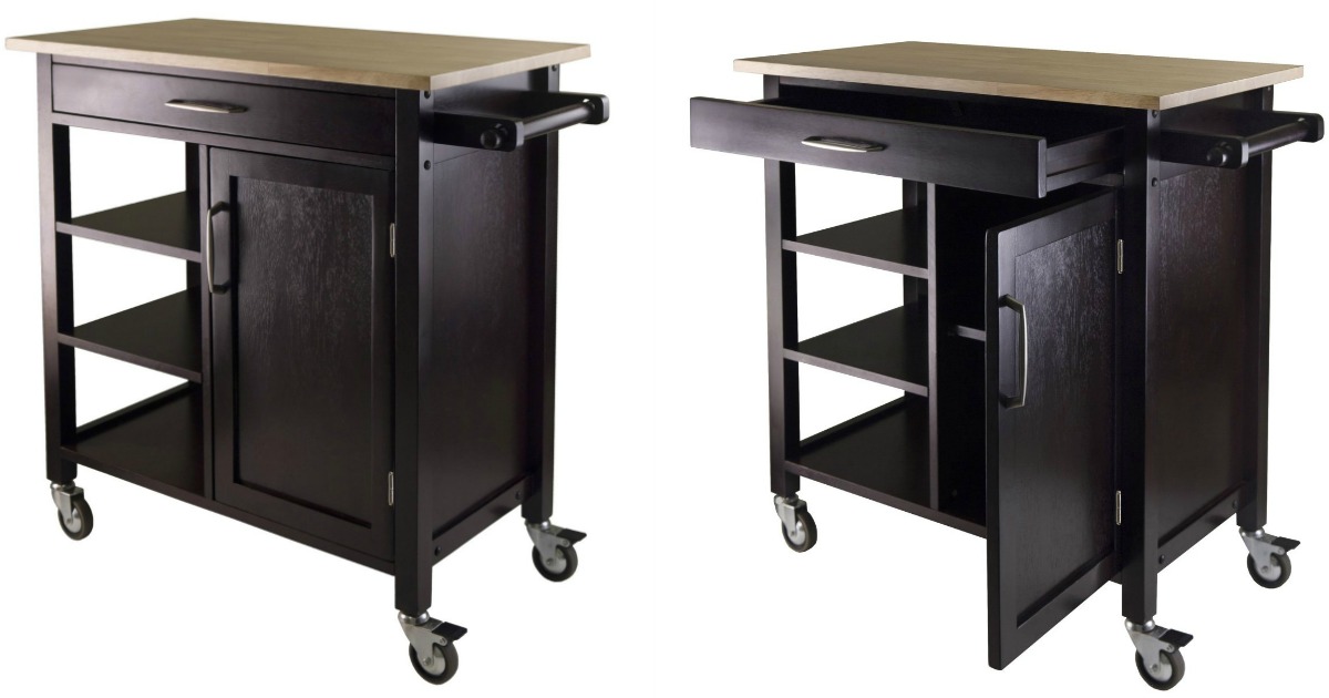 Amazon Winsome Kitchen Cart Only 70 80 Shipped   Kitchen Cart 