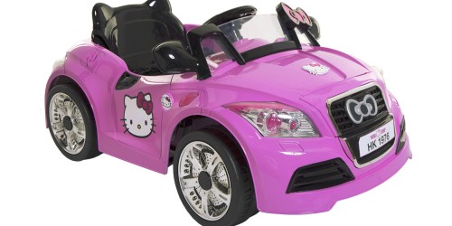 Walmart: Hello Kitty Sports Car Battery Powered Ride On ONLY $99 Shipped (Regularly $199)