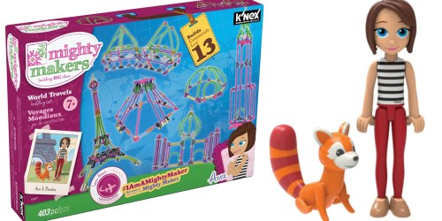 K’NEX Mighty Makers World Travels Building Set Only $20 (Regularly $39.99)