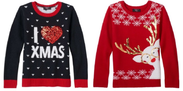 Kohl’s: Ugly Christmas Sweaters As Low As $7.99 (Regularly $40)