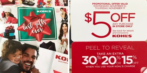 Kohl’s: Possible $5 Off ANY In-Store Purchase Coupon (Check Mailbox)