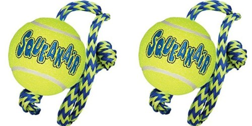 Amazon: KONG Squeakair Tennis Ball w/ Rope Dog Toy Only $2.49 (Regularly $7.99)