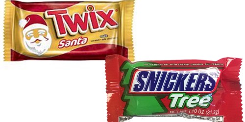 Kroger & Affiliates: FREE Twix Santa Or Snickers Tree Candy (Download eCoupon Today Only)