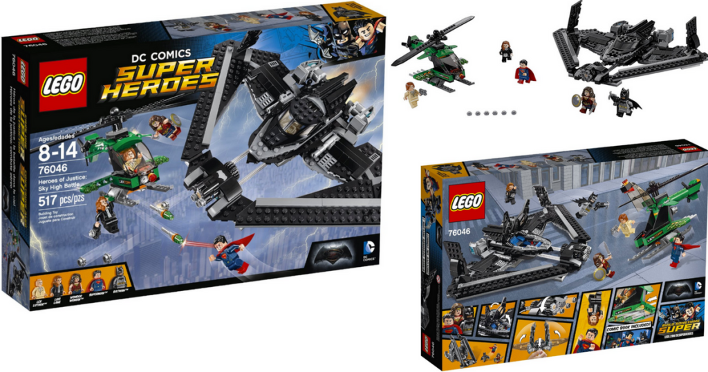 Lego 76046 Super Heroes Batman v Superman Heroes of Justice, Sky High Battle