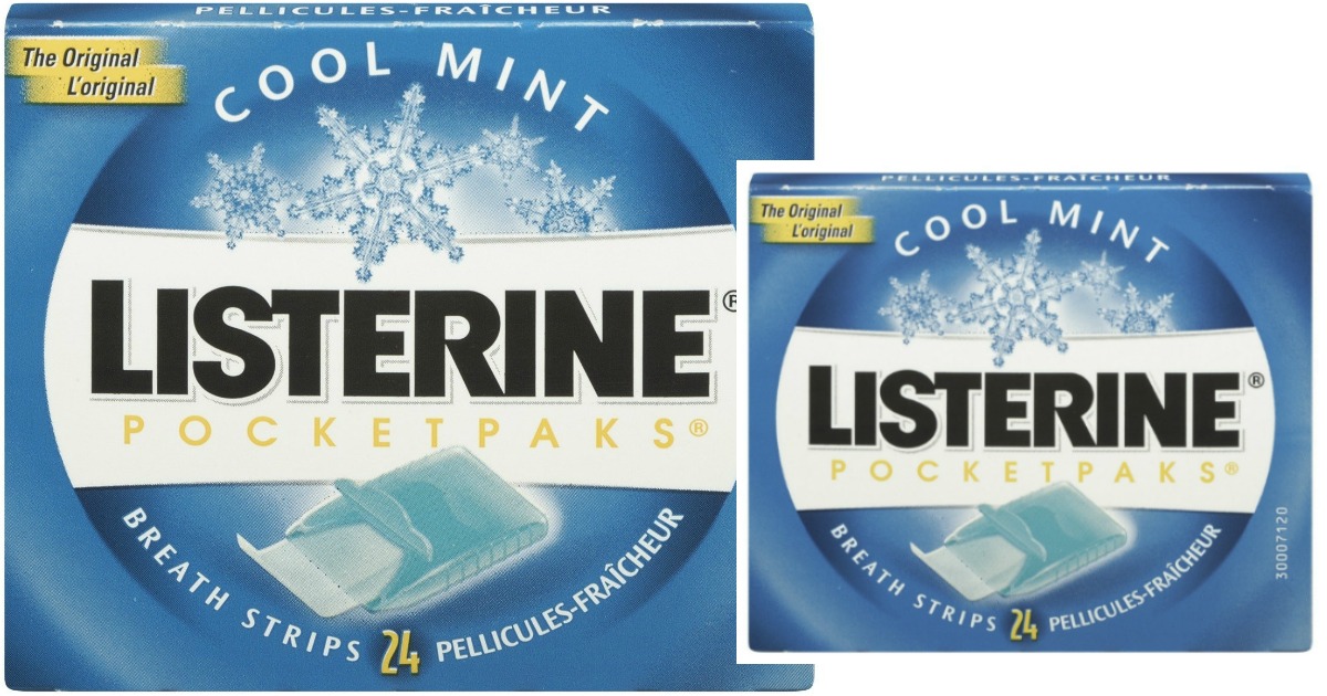 Amazon: Listerine PocketPaks Breath Strips 24ct Packages Only 83¢ Each ...