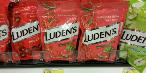 Target: Luden’s Throat Drops Bags Only 25¢ Each