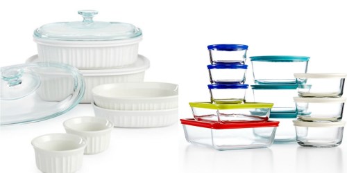 Macy’s: Pyrex 22-Piece Container Set Only $17.99 After Rebate (Reg. $79.99) + FREE Pie Plate