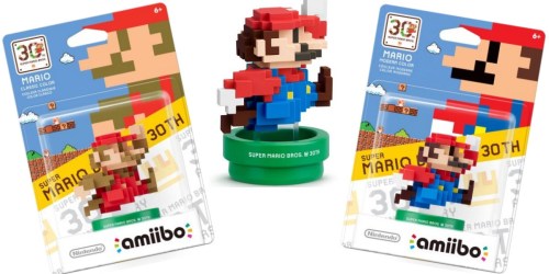 Walmart: TWO Mario 30th Anniversary Series amiibo Figures Only $2.49 Each (Regularly $12.96)