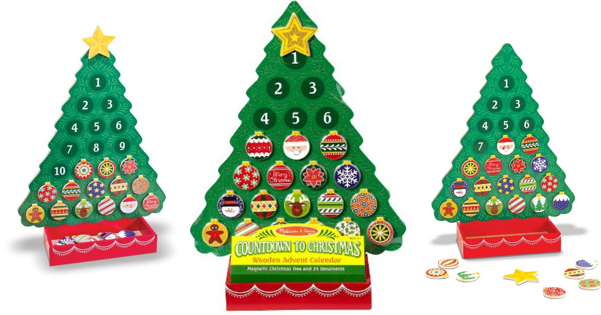 Amazon: 40% Off Melissa Doug Toys = Wooden Advent Calendar Only $11