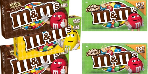 Target: Buy 2 Get 1 Free Select M&M’s Candies = 3 Theater Boxes & 2 Single Bags Only 40¢ Each + More