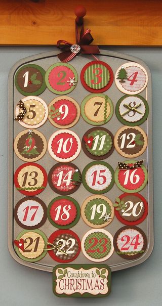 Muffin Pan Advent Calendar