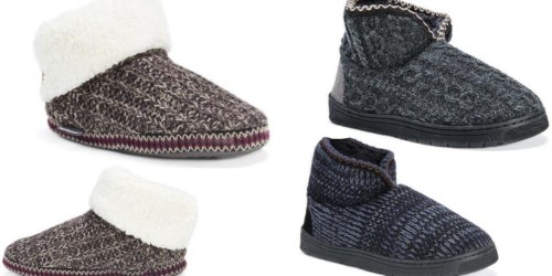 Wilson’s Leather: 60% Off Entire Site + Free Shipping = Muk Luks Booties Only $9.99 Shipped