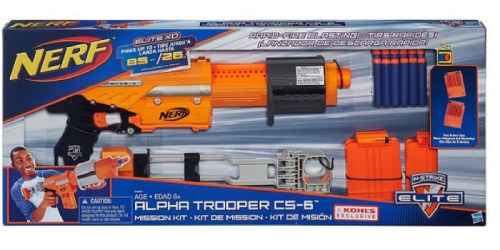 Kohl’s: Nerf N-Strike Elite Alpha Trooper CS-6 Mission Kit ONLY $14.39 (Regularly $44.99)