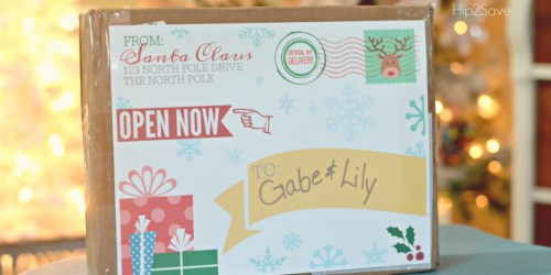 **FREE Printable Shipping Label from Santa Claus