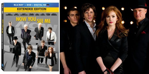 Now You See Me Blu-ray/DVD/Digital HD Extended Edition Combo Only $5.96 (Regularly $19.99)