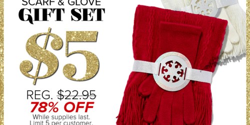 New York & Company: Scarf & Glove Gift Sets ONLY $5 Each Shipped (Regularly $22.95)