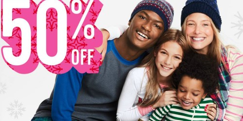 Old Navy: 50% Off ALL Sleepwear for the Family