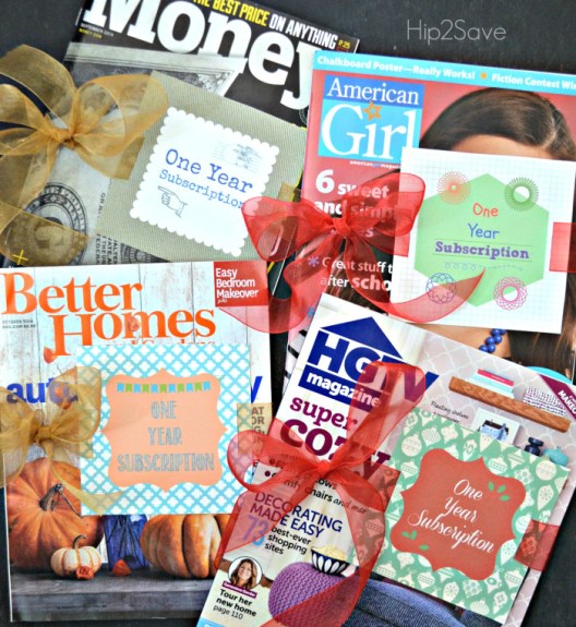 Magazine Subscription Gift Tags 