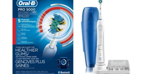 Amazon: Oral-B Pro 5000 SmartSeries Electric Toothbrush w/ Bluetooth $60 Shipped (Reg. $159)