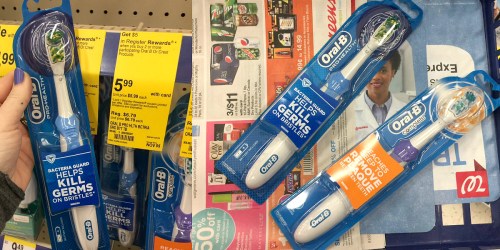 Walgreens: Oral-B Battery Operated Toothbrushes As Low As $2.22 Each (Regularly $6.79)
