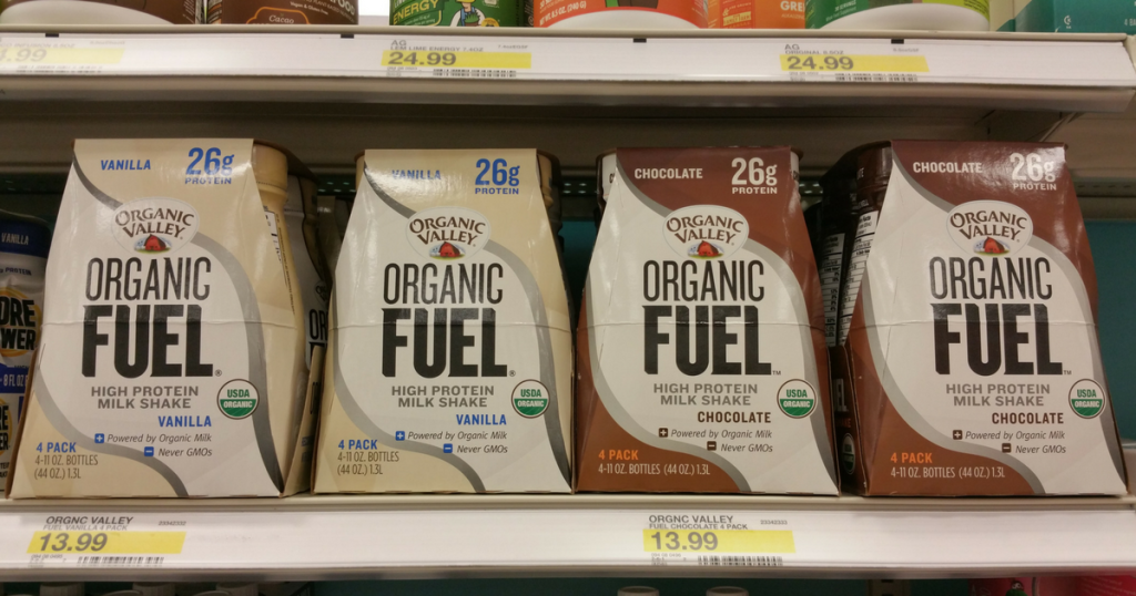 Target Organic Fuel Protein Shake 4 Packs Only 204 After Ibotta