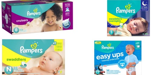 Amazon: Up to 45% Off Pampers Diapers