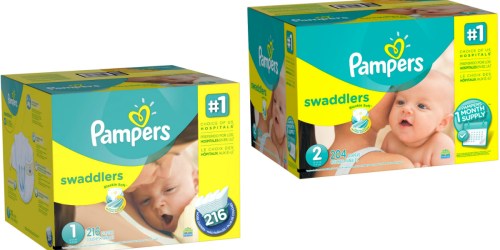 Amazon: Pampers Swaddlers Size 1 Diapers Only 10¢ Each Shipped (+ Size 2 Diapers Just 11.8¢ Each)