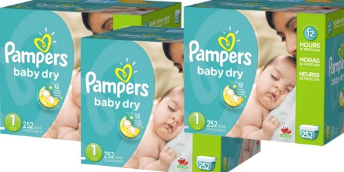 Target.com: 756 Pampers Size 1 Diapers + 216 Baby Wipes Just $77.86 Shipped (After Gift Card)