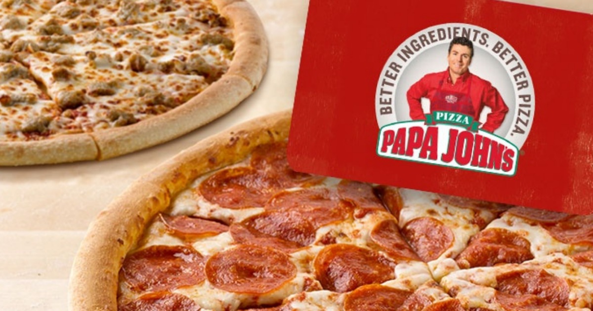 Papa John's: TWO Medium 1-Topping Pizzas Just $5 Each • Hip2Save