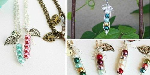 Peas in a Pod Necklace Only $6.99 (Reg. $19.99)