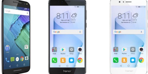 Nice Deals on Motorola Moto X Pure or Huawei Honor 8 Unlocked Smartphones