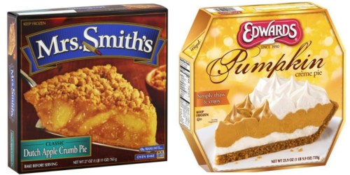 New $0.50/1 Edward’s & Mrs. Smith’s Pie Coupons (Great for Thanksgiving)