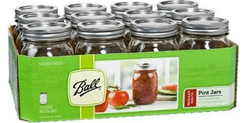 Kmart: 12 Ball Mason Pint Jars Only $6.95 AND Earn $5 Shop Your Way Points