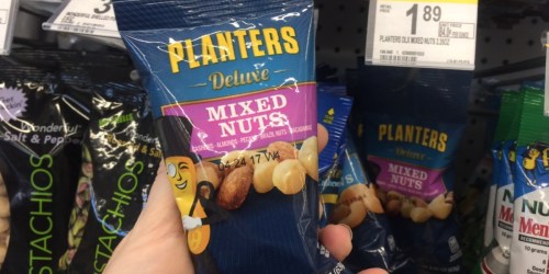 High Value $1/1 Planters Mixed Nuts Coupon = 2.5oz Bags Only 89¢ at Walgreens