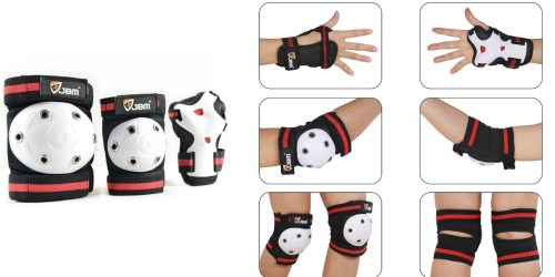 Amazon: JBM Kids Sport Protective Knee, Wrist and Elbow Pads Set Only $7.98 (Best Price)