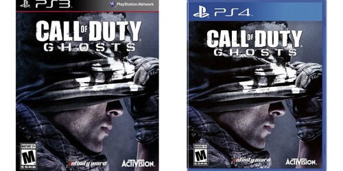 Best Buy: Call of Duty Ghosts for PS4 or PS3 ONLY $4.99 Shipped (Regularly $29.99)