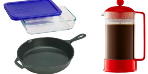 Target.com: Save BIG on Pyrex, Bodum and Lodge Cast Iron Products (Through Today Only!)