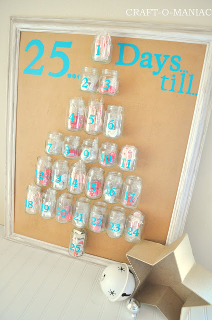 Recycled Baby Food Jar Advent