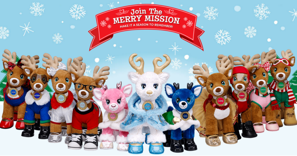 BuildABear Merry Mission Reindeer Only 17.50 Each When You Buy 2