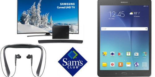 Sam’s Club 1-Day Only Sale: Save BIG on Samsung Electronics, Rubbermaid Containers + More