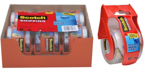 Amazon: Scotch Heavy Duty Shipping Packaging Tape Only $7.33 Shipped ($1.31 Per Roll)