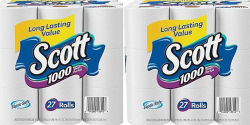 Amazon Prime: Scott 1000 Bath Tissue 27-Roll Pack Only $11.34 Shipped + More