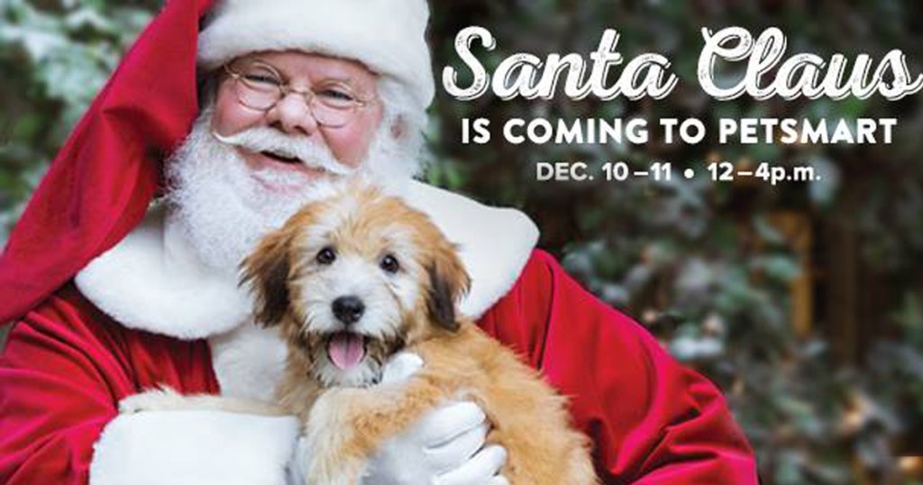 PetSmart Free Photo Of Your Pet With Santa (December 10th & 11th)